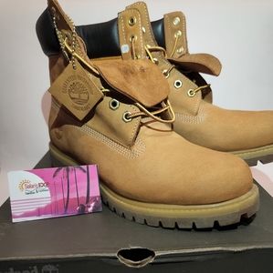 Timberland Premium 6-inch Waterproof Men's Boots - Yellow, US 9